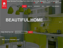 Tablet Screenshot of easyfix.in